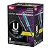 U by Kotex Sleek Tampons, Regular Absorbency, Fragrance-Free, 34 Count
