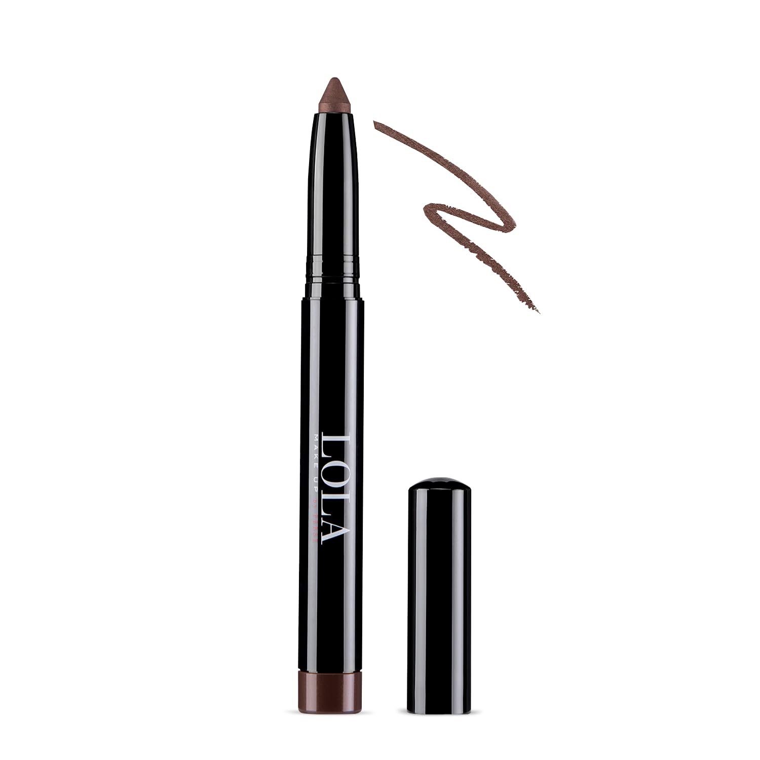 Lola Make Up by Perse Eyeshadow Stick with Sharpener 24H Long Lasting Sweat Proof Eyeliner, Vegan and Cruelty-Free Eye Makeup Cosmetic for All Skin Types, Dazzling Bronze (02) — image 1