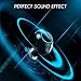 Wireless Earbuds,SANAG Wireless Earphones with Charging Case Stereo Bluetooth Earbuds [Awaken siri] IPX5 Waterproof,Adaptive Noise Reduction Touch Control Earpieces for Sports Drive or Work(RED)