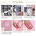 BORN PRETTY 4Pcs Nail Stamping Plate Valentine's Day manicuring Nail Art Image Template DIY Decoration with 2Pcs BORN PRETTY Scrapers for Gift