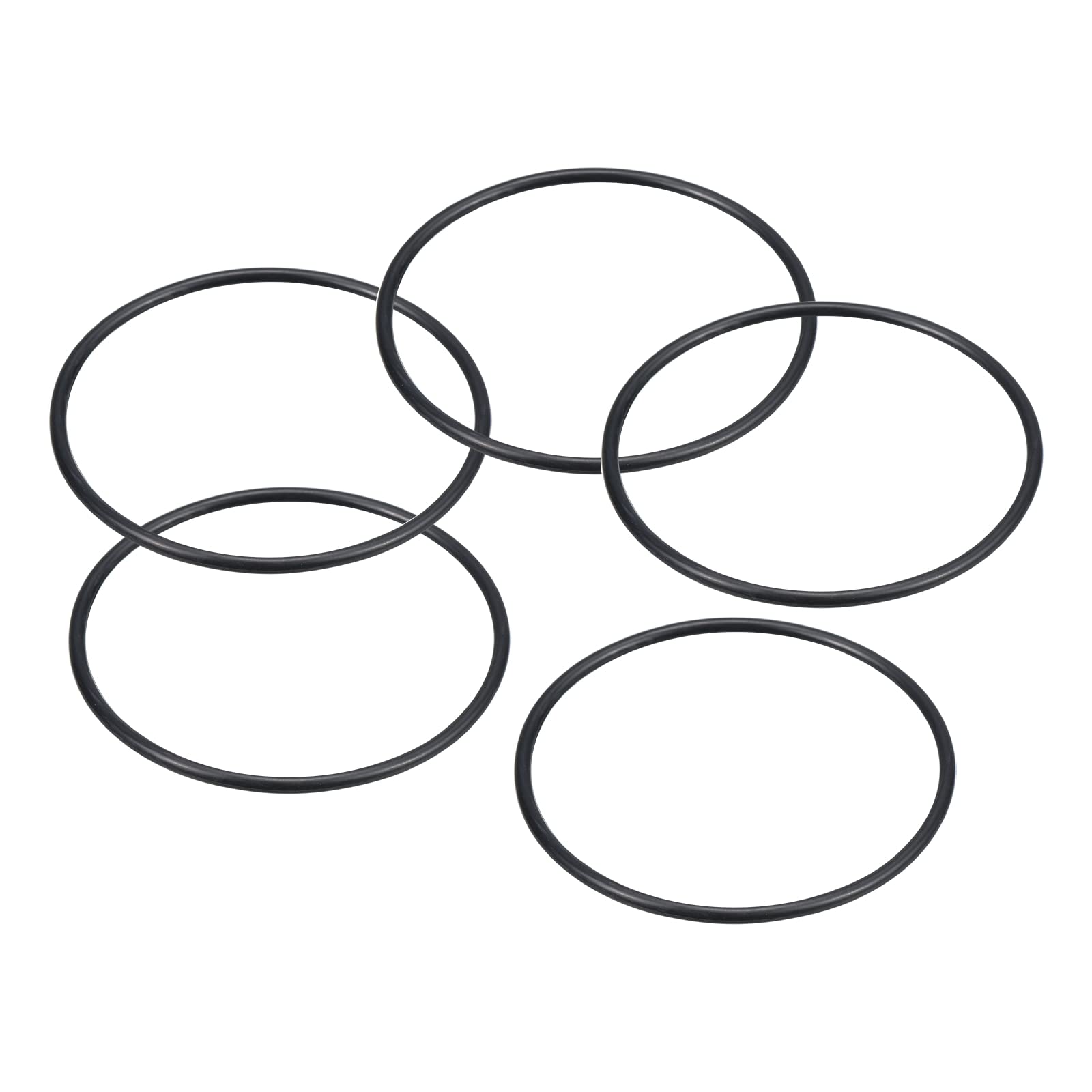 PATIKIL Nitrile Rubber O-Rings 65mm OD 60mm ID 2.65mm Width, 20 Pcs Metric Sealing Gasket for Faucet Plumbing Automotive Repair, Black