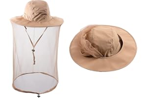 HunterBee Head net hat Beekeeping Beekeeper bee Veil hat Hunting Netting mesh Hood Cap bee Keeper Catcher Halloween Costume