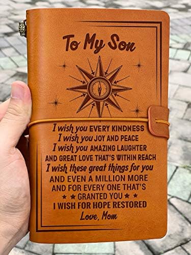 革製日記 息子へ I Wish You Every Kindness 息子へ 息子へ 母へ