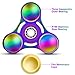 EDC Hand Spinner Fidget Toy, High Speed Fidget Spinner Toys for Relieving ADHD, Anxiety, Stress and Boredom (Metal Rainbow Color)