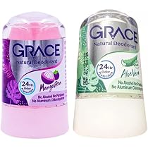 2pcs. The Natural Body Crystal Grace Deodorant Mangosteen Extract ...