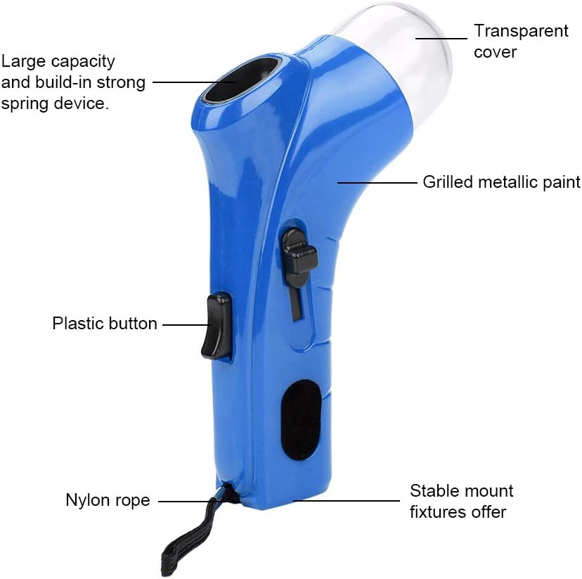 GOTOTOP Pet Treat Launcher Dog Food Catapult Puppy Snack Shooter Feeder Pet Training Food Dispenser Toys Dog Interactive Toys (Blue) - Image 5