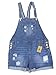 Klorim Womens Ripped Adjustable Lace-up Denim Maternity Shortalls
