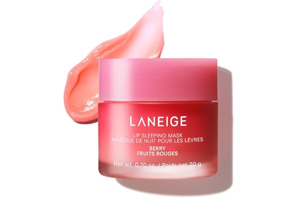 LANEIGE Lip Sleeping Mask: Hydrating & Nourishing Korean Overnight Lip Treatment Mask with Shea Butter, Vitamin C & Murumuru,