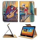 Samsung-Galaxy-Tab-3-101-Tablet-Flip-Case-Boy-and-girl-sing-in-the-boat-jn-the-river-Photo-18351063-by-Liili-C