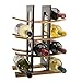 Anchor Home Collection Wine Rack with Espresso Finish, Natural Bamboo