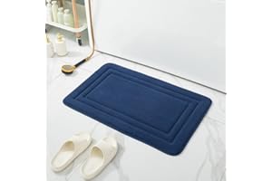 1pc,Bathroom Floor mat with Cooling Insulation,Water Absorbing Coral Fleece Carpet,Dirt Resistant and Easy to Maintain Bathro