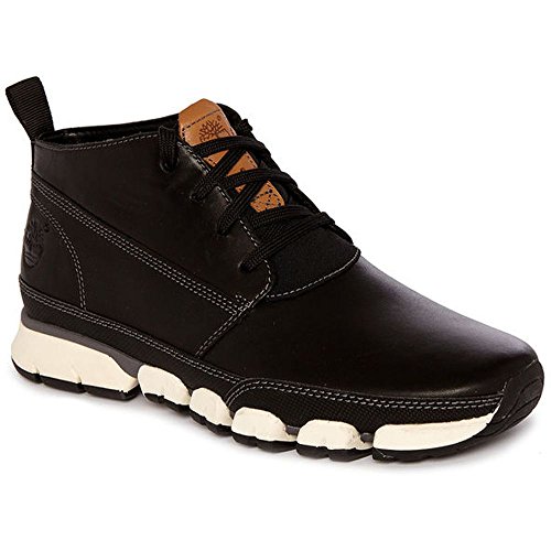 Timberland CA147Z Men's Wharf District Chukka Shoes, Color: Black, Size: 10(M) US
