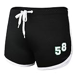 Running Shorts, ADiPROD Men Sexy Sport Bodybuilding Fitness GYM Summer Casual Short Pants (Medium, Black)