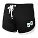 Running Shorts, ADiPROD Men Sexy Sport Bodybuilding Fitness GYM Summer Casual Short Pants (Medium, Black)