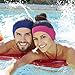 Blulu Swimming Headband Ear Headband Silicone Earplugs Nose Clip Plugs Ear Nose Protector Swimming Sets (Hot Pink, M Size)