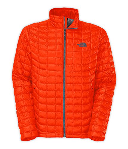 The North Face Mens Thermoball Full Zip Jacket,Seville Orange,US L