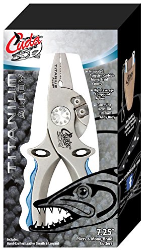 Cuda Fischzange mit Cutter Ledertasche und Halteschlaufe, 18848 – Bild 4