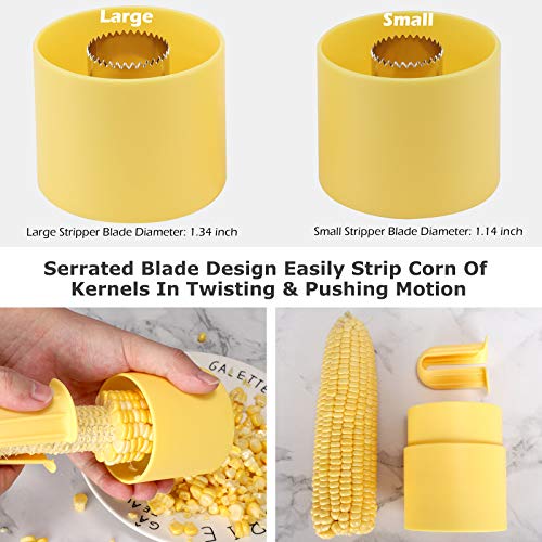 Corn Stripper Corn Stripping Tool 2Sizes Expand to Fit Small or Larger