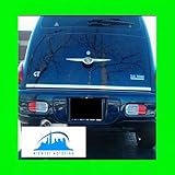 312 Motoring fits 2006-2011 CHRYSLER PT CRUISER PRECUT CHROME TAILGATE TRUNK TRIM MOLDING 2007 2008 2009 2010 06 07 08 09 10 11