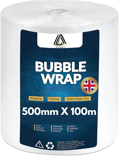 Aspect Bubble Wrap Large 500mm x 100m Moving House UK Made