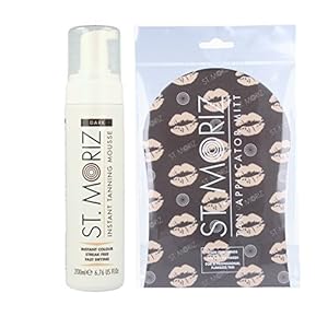 St-Moriz-Instant-Self-Tanning-Mousse-200ml-Dark-With-St-Moriz-Tanning-Mitt St Moriz Instant Self Tanning Mousse 200ml - Dark With St Moriz Tanning Mitt