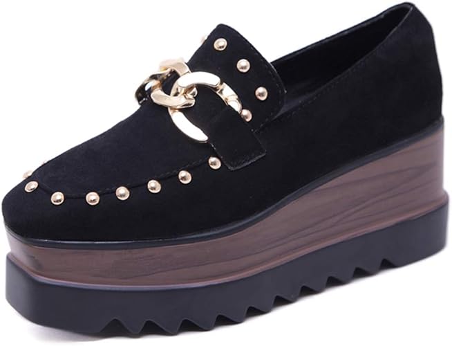 Amazon 厚底靴 スニーカー 厚底スニーカー スウェット レディース 黒 幅広 春 靴 リベット ハイカット ライブ 厚底ハイカットスニーカー スリッポン フラットシューズ 大きいサイズ 歩きやすい 編み上げ 厚底シューズ 22 0 イノヤ イノヤシューズ レースアップ