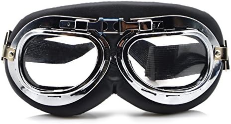 OutFans Costume Glasses Goggles Protective Eye Wear Goggles Face Decoration Goggles for Christmas Eve, Family Gatherings, Birthday Parties, School Cosplay Activities Men and Women (Transparent Lenses)