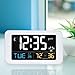 Intelli-Time Alarm Clock with USB Charger, Indoor Temperature and Humidity