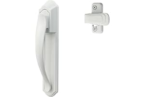 Ideal Security DX Pull Handle Replacement Set for Storm Door and Screen Door, White