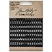 Tim Holtz, Advantus TH93072 Idea-Ology Label Letters, 900-Tiny Sticker, Black/White