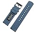 22mm Nantucket Blue - BARTON Canvas Quick Release Watch Band Straps - Choose Color & Width - 18mm, 19mm, 20mm, 21mm, 22mm, 23mm, or 24mm