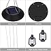 LUCKYDIY Wind Chime LED Solar, Changing Color Waterproof Six Lantern Lamp Wind Chimes for Home Party Night Garden Christmas Decoration