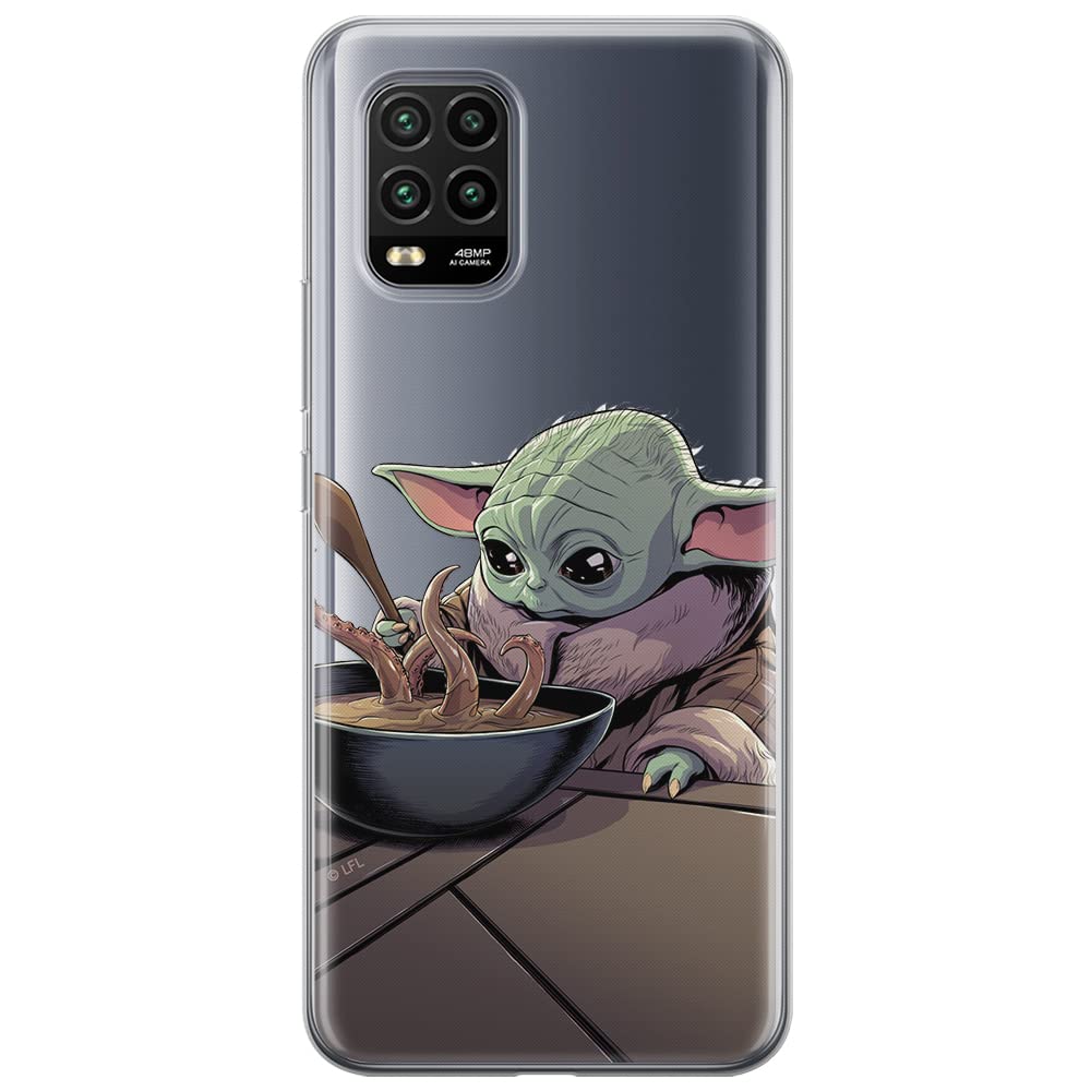ERT GROUP mobile phone case for Xiaomi MI 10 LITE original and officially Licensed Star Wars pattern Baby Yoda 027 optimally adapted to the shape of the mobile phone, partially transparent — image 1