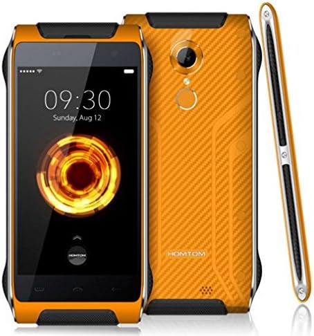 homtom HT20 – Sophistication and Thinner IP68 Waterproof Hard 6.0 Android Smartphone 4.7 Inch Gorilla Glass Quad Core 1.3GHz 2GB RAM 16GB Fingerprint Scanner 13 mm Thick – Orange