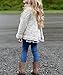 Toddler Baby Girls Autumn Winter Clothes Button Knitted Sweater Cardigan Cloak Warm Thick Coat