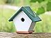HomePro Garden Hanging Wren House: Forest Green Bird House Made from Ecofriendly Poly Lumber