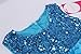 JerrisApparel Little Girls' Sequin Mesh Flower Ball Gown Party Dress Tulle Prom