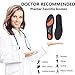 Orthotic Insoles for Men & Women, Full Length Plantar Fasciitis Inserts with Hight Arch Support, Sports Orthopedic Gel Shoes Insoles for Supination, Flat Feet, Heel & Foot Pain (Black, Men)thumb 3
