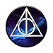 Deathly Symbol Hallows Triangle 2 Sticker Set for Pop Grip Stent for Phones and Tablets (Stickers Only)
