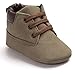 Voberry Toddler Baby Boy's Leather Sneaker Shoes Lace up Snow Boots Warm (0~6Month, Brown)