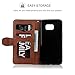 YOKIRIN Samsung Galaxy S7 Edge Case, PU Leather Dream Catcher 3D Relief Totem Anti-Scratch Shock Proof Folio Flip Full Protective Cover with Credit Card Holder Kickstand Magnetic Closure