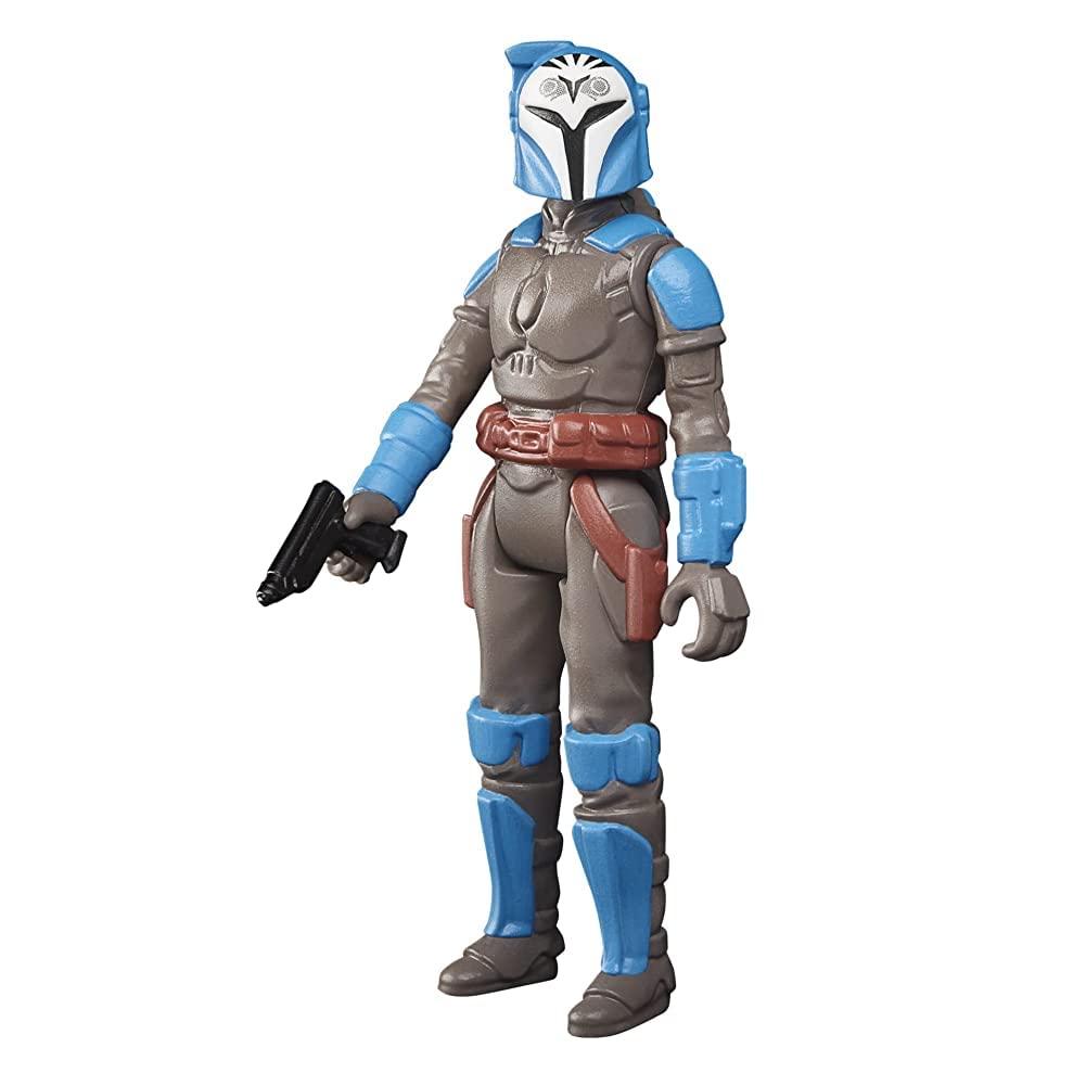 Star Wars Hasbro Retro Collection Bo-Katan Kryze Toy 9.5 cm-Scale The Mandalorian Collectible Action Figure, Toys for Kids 4 and Up, Multicolor, F4460