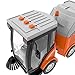 Street Sweeper Toy, Push and Go Friction Powered Truck Toys for Boys, Girls Simulation Street Sweeper Truck with Lights & Sounds, Removable Garbage Can, Sweeping Brushes（Batteries Included）