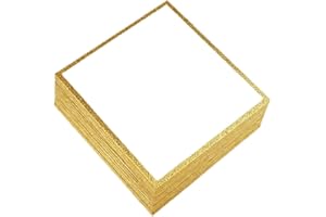 CarpNettore 10 Shikishi Boards for Artists, Ideal for Cosplay Conventions and Events, Gold, S