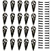 Gutapo Coffee Cup Hooks 20pcs Vintage Bronze Hooks Door Wall Closet Mounted Single Hook Hangers for Robe Coat with 46pcs Screws