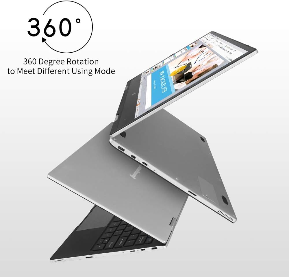 2 in 1 Laptop Jumper x1 Windows 10 Laptop FHD Touchscreen Display Laptop Computer 11.6 inch 6GB RAM 128GB ROM: Computers & Accessories