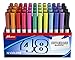 Madisi Dry Erase Markers Fine Tip, Assorted Colors, Set of 48 - Whiteboard Markers With Erasers