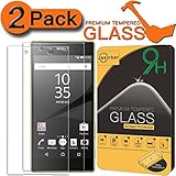 [2-Pack] Xperia Z5 Premium Screen Protector, Jasinber [Tempered Glass] Screen Protector for Sony Xperia Z5 Premium with 9H Hardness/Anti-Scratch/Anti-Fingerprint/Bubble Free
