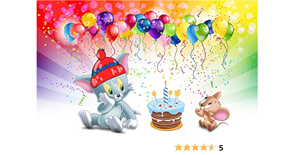 Tom And Jerry Backgrounds Photo Backdrops Baby Shower Personalized Custom Photography For Children Birthday Party Studio Props Art Collectibles Prints Stokfella Com
