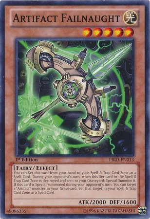 Yu-Gi-Oh! - Artifact Failnaught (PRIO-EN013) - Primal Origin - 1st Edition - Common